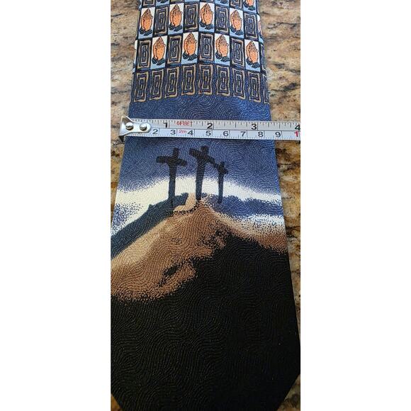 Roberto Cellini Lot of 3 Religious Ties - Picture 9 of 10